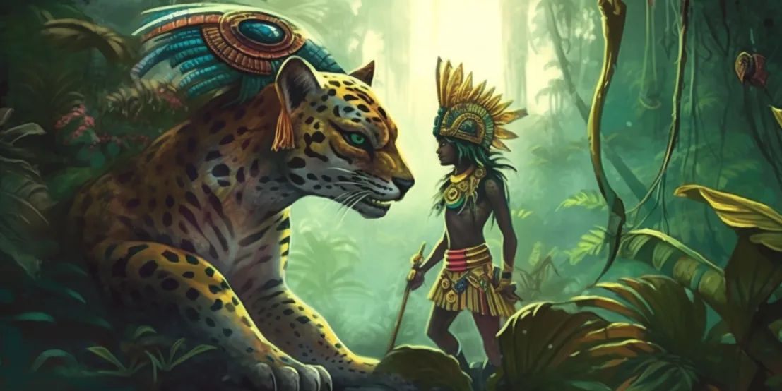 Tezacatipoca and his Jaguars