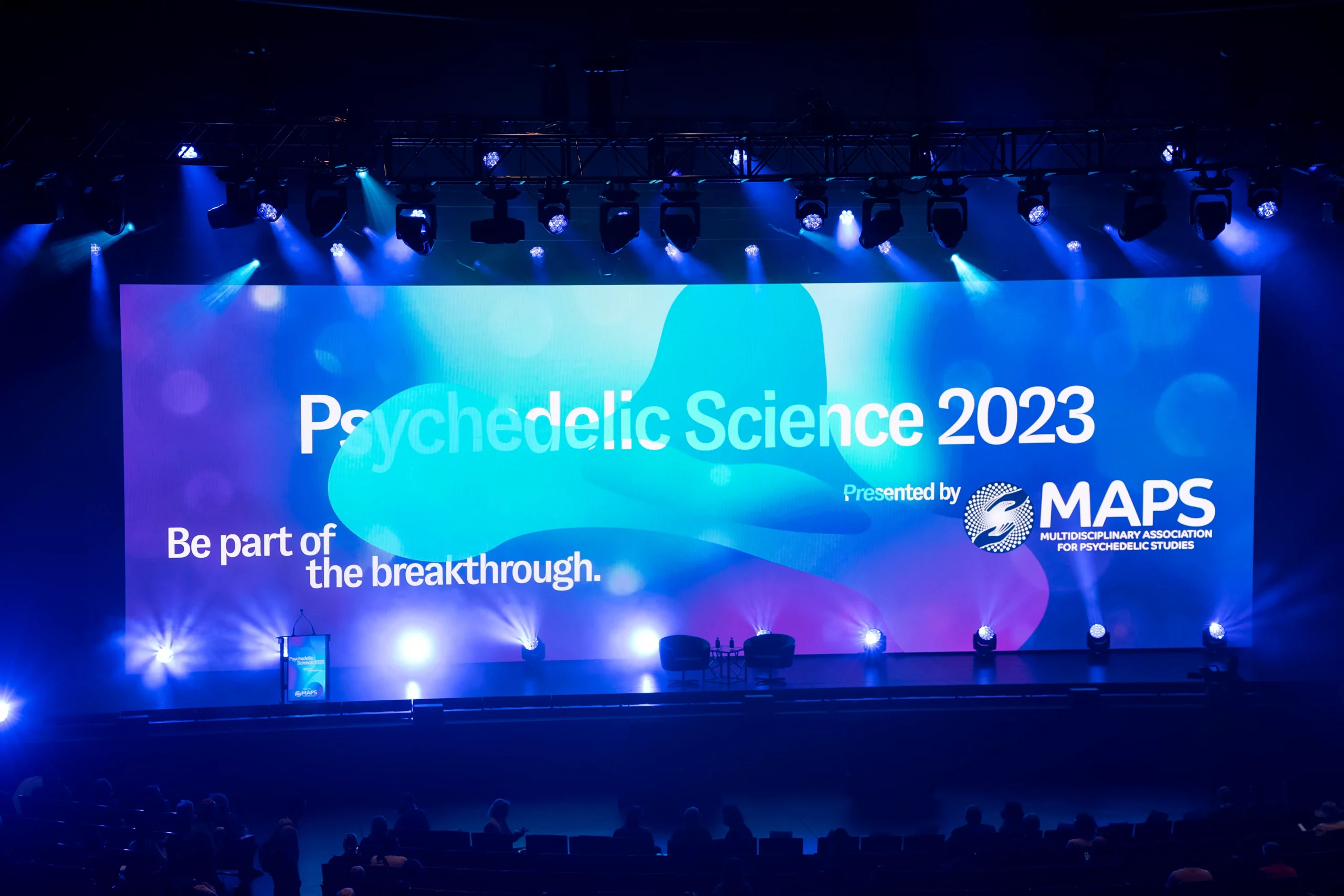 Psychedelic Science 2023 stage