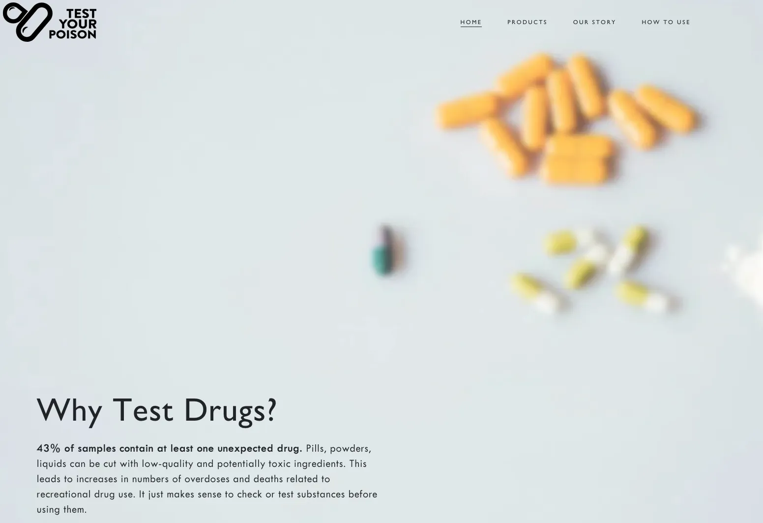 Test Your Poison homepage