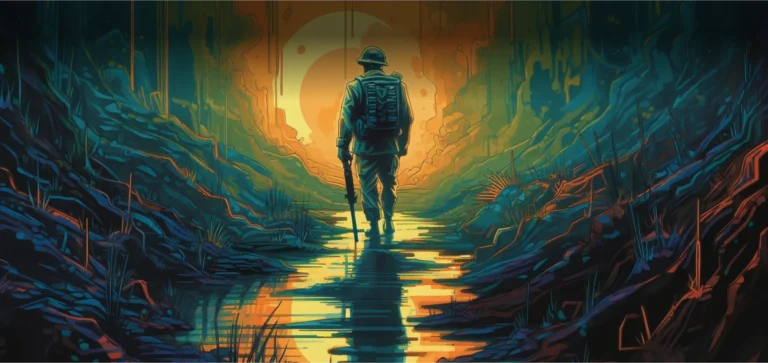 Psychedelics in military cover