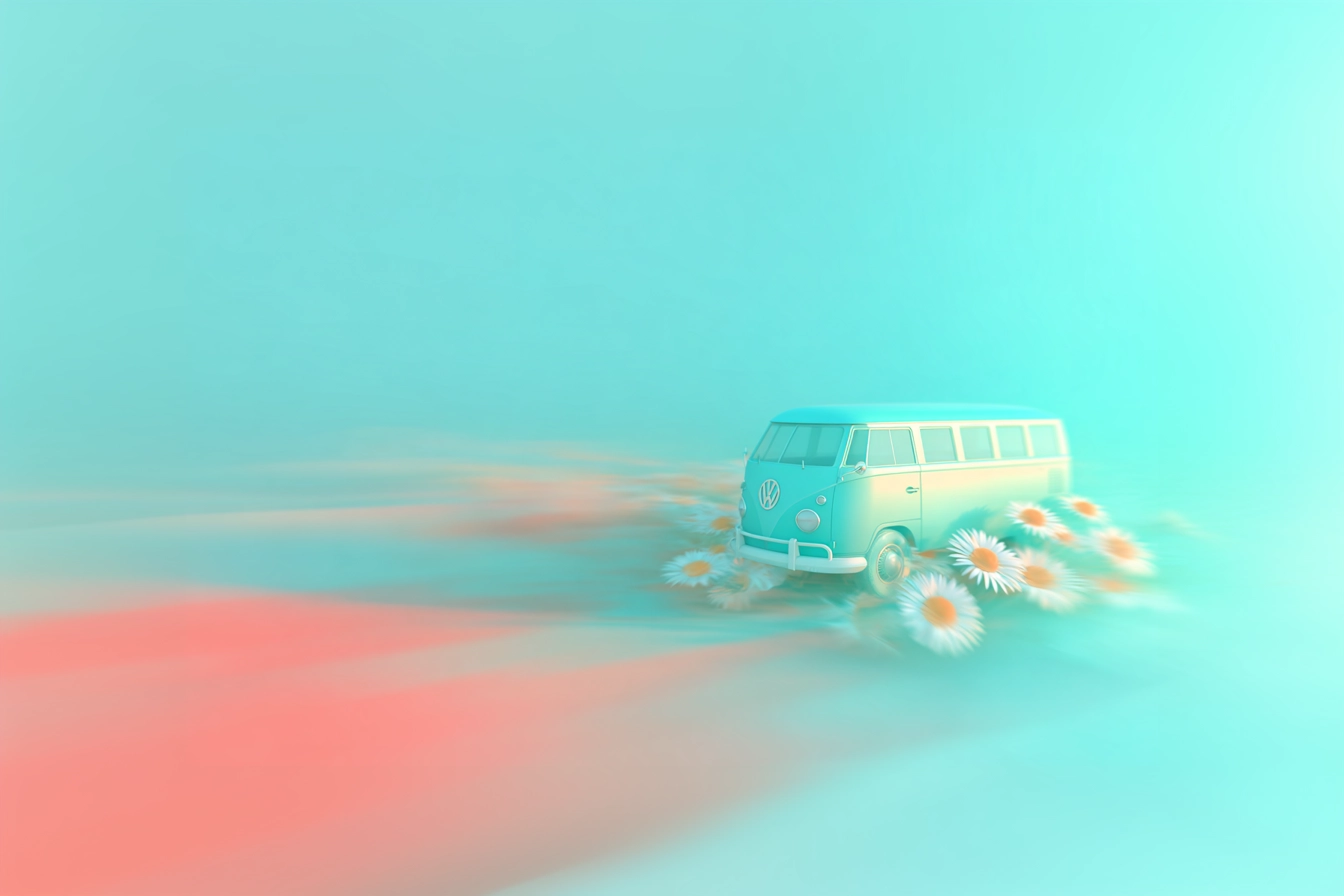 Psychedelic Aestheticism of Hippies 6 Hippie bus studies